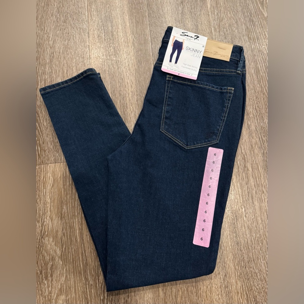 Seven7 Jeans, Skinny Jean, High Rise Skinny Size:6